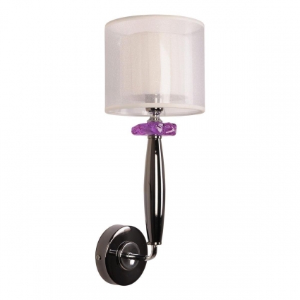 Бра Abrasax Lilie WB.7701-1BL в стиле модерн, цвет черный