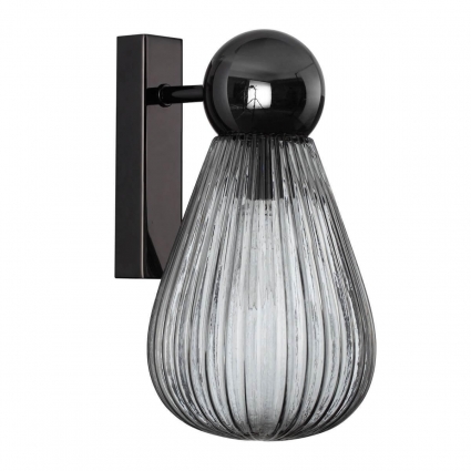 Бра Odeon Light Exclusive Elica 5417/1W в стиле модерн, цвет дымчатый, мощность 40 Вт