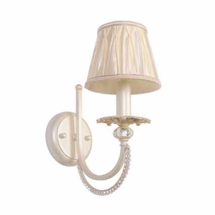 Бра Abrasax 3007/1 (cream pearl) в классическом стиле, цвет кремовый, мощность 40 Вт
