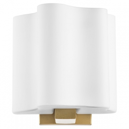 Бра Lightstar Nubi 802613 в стиле арт-деко, цвет белый, мощность 40 Вт