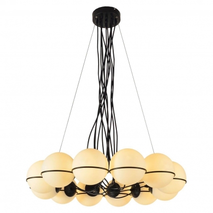 Подвесная люстра Lussole Loft Seneca GRLSP-8177 в стиле Хай-тек, цвет белый