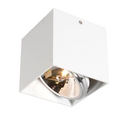 Потолочный светильник Zumaline Box sl1 89947-G9 в современном стиле, цвет белый