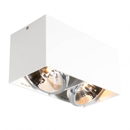 Потолочный светильник Zumaline Box sl2 89949-G9 в современном стиле, цвет белый