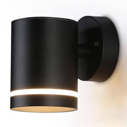 Уличный настенный светильник Ambrella light Garden ST3327 в современном стиле, цвет черный