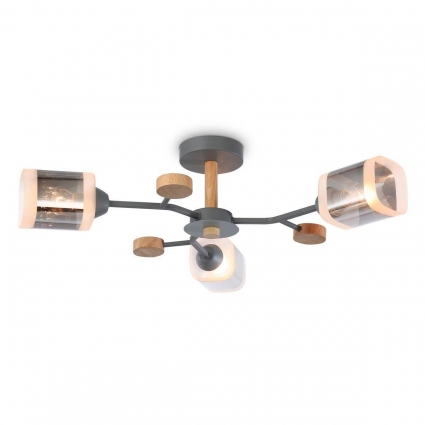 Потолочная люстра Ambrella light Traditional Modern TR3033231 цвет дымчатый, мощность 180 Вт