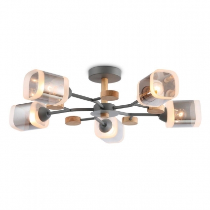 Потолочная люстра Ambrella light Traditional Modern TR3033233 цвет дымчатый, мощность 300 Вт