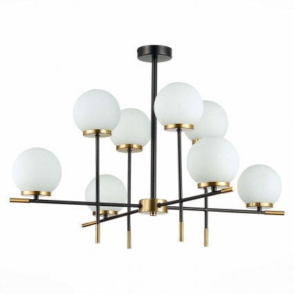 Подвесная люстра ST Luce Limano SL1203.412.08 в стиле модерн, цвет белый