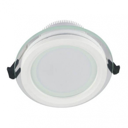 Встраиваемый светодиодный светильник Lumina Deco Saleto LDC 8097-RD-9W в современном стиле, цвет белый