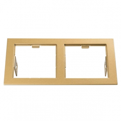 Рамка Lightstar Domino Quadro 214523 в стиле Хай-тек, цвет золотой