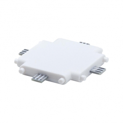 Коннектор X-образный для мебельных светильников Paulmann Clever Connect Border 99966 цвет белый