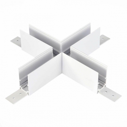 Коннектор X-образный ST Luce Skyline 48 ST007.589.00 цвет белый