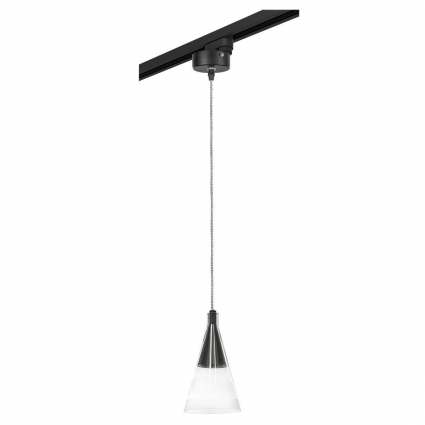 Трековый светильник Lightstar Cone (757017+592007) L1T757017 в стиле Хай-тек, цвет черный