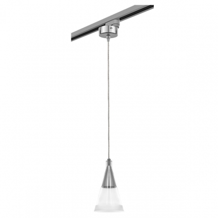 Трековый светильник Lightstar Cone (757019+592009) L1T757019 в стиле Хай-тек, цвет хром