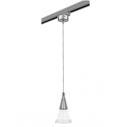 Трековый светильник Lightstar Cone (757019+594009) L3T757019 в стиле Хай-тек, цвет хром