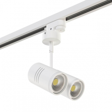 Трековый светильник Lightstar Rullo (592016+214446) A1T214446 в стиле Хай-тек, цвет белый