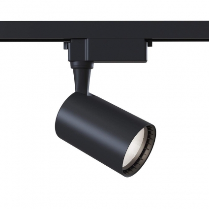 Трековый светильник Maytoni Technical Vuoro TR003-1-10W3K-S-B в современном стиле, цвет черный