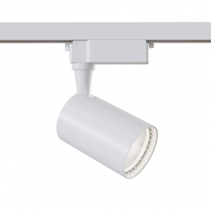 Трековый светильник Maytoni Technical Vuoro TR003-1-15W4K-W-W в современном стиле, цвет белый
