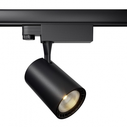 Трековый светильник Maytoni Technical Vuoro TR029-3-10W4K-W-B в современном стиле, цвет черный
