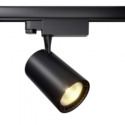 Трековый светильник Maytoni Technical Vuoro TR029-3-20W3K-W-B в современном стиле, цвет черный