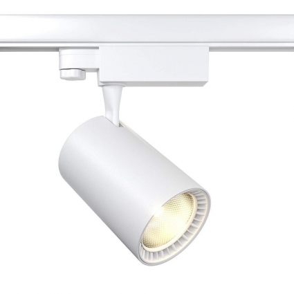 Трековый светильник Maytoni Technical Vuoro TR029-3-26W4K-S-W в современном стиле, цвет белый