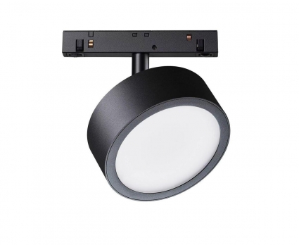 Трековый светодиодный светильник Maytoni Technical Rado TR040-2-18W4K в стиле Хай-тек, цвет черный