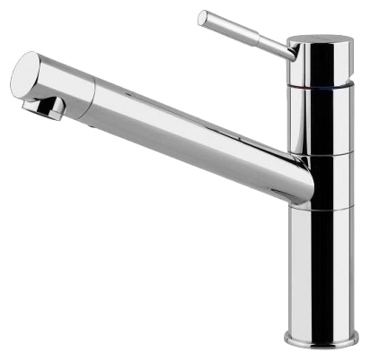 Смеситель Reginox Xinga K772K Brushed для кухонной мойки однорычажный, хром