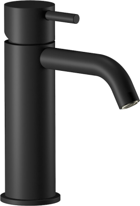 Смеситель для раковины IB Rubinetterie Milanotorino MT200NP matt black однорычажный, черный