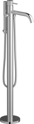 Смеситель для ванны с душем IB Rubinetterie Industria ID399CC_1 напольный, chrome, однорычажный, хром