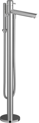 Смеситель для ванны с душем IB Rubinetterie Kusasi EKS399CC напольный, chrome, однорычажный, хром