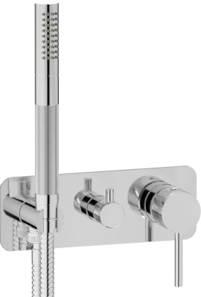 Смеситель для ванны с душем IB Rubinetterie Industria EID314CC_1 chrome, однорычажный, хром