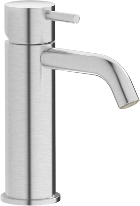 Смеситель для раковины IB Rubinetterie Milanotorino MT200SS brushed nickel однорычажный, сталь