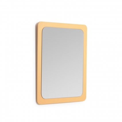 La Forma Velma mirror in mustard MDF 47 x 57 cm стиль классический