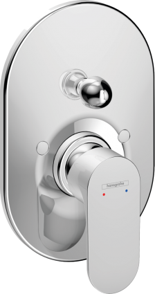 Смеситель для ванны с душем Hansgrohe Rebris S 72449000 хром, однорычажный,  в современном стиле