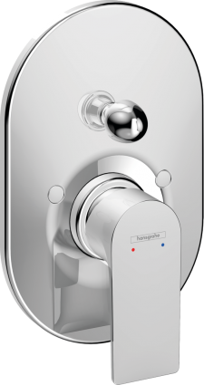 Смеситель для ванны с душем Hansgrohe Rebris E 72459000 хром, однорычажный,  в современном стиле