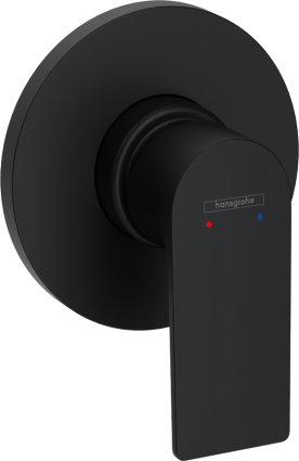Смеситель для душа Hansgrohe Rebris E 72659670 черный матовый однорычажный,  в современном стиле