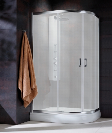 Душевой уголок Radaway Premium Plus E 120x90x190 стекло фабрик прямоугольный-асимметричный, двери раздвижные