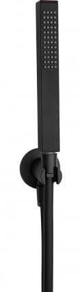 Душевой гарнитур IB Rubinetterie Duplex SH024NP matt black цвет черный, штанга 31 см