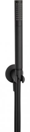 Душевой гарнитур IB Rubinetterie Duplex SH022NP matt black цвет черный, штанга 30.9 см