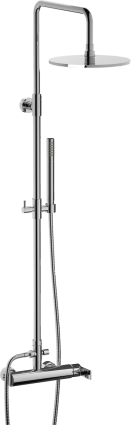 Душевая стойка IB Rubinetterie WhyNot WN127CC chrome хром, штанга 138.5 см