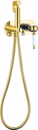 Гигиенический душ Boheme Imperiale 425 С ВНУТРЕННЕЙ ЧАСТЬЮ, золото, штанга 21 см, 1 режим