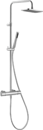 Душевая стойка Kludi A-QA Dual Shower System 4909505-00 хром, штанга 126 см