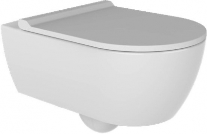 Унитаз подвесной beWash Melville HRKA052N3VP0W5SZ0 с сиденьем микролифт, 35x52 см