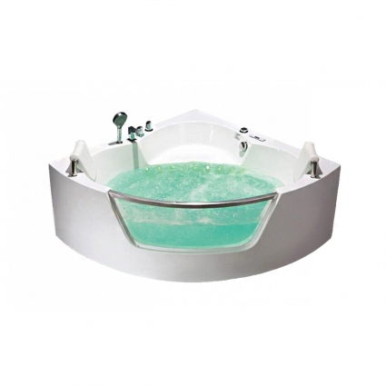 Гидромассажная ванна Frank F164 140х140 четверть круга,  в современном стиле