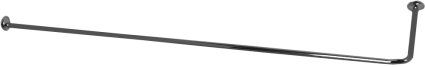 Карниз для ванны Triton 175х75 хром, угловой