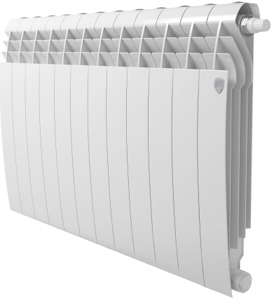 Радиатор биметаллический Royal Thermo Biliner VD 500 bianco traffico VDR, 12 секций, на площадь 14 кв.м., белый, 96x8.7x12 см