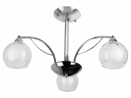 Потолочная люстра Toplight Alberta TL7160X-03CH в современном стиле, цвет белый