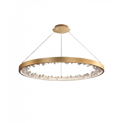 Подвесная светодиодная люстра Kink Light Рами 07668-80,36, в стиле модерн, цвет латунь