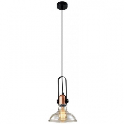 Подвесной светильник Rivoli Leila 4093-201 Б0055026 в стиле лофт, цвет черный