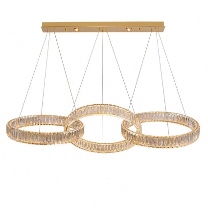 Подвесной светодиодный светильник Newport 8240 8243/S gold new М0066965 цвет золотой, мощность 126 Вт