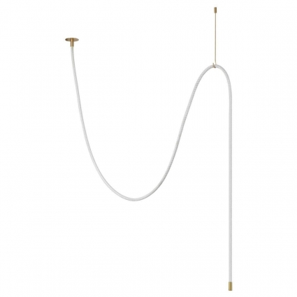 Подвесной светодиодный светильник Odeon Light Corda 4399/40CL в стиле Хай-тек, цвет белый